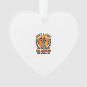 Halloween Labrador Mama Vintage Hund Design_1 Ornament