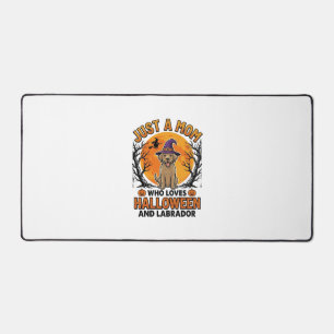 Halloween Labrador Mama Vintage Hund Design_1 Schreibtischunterlage
