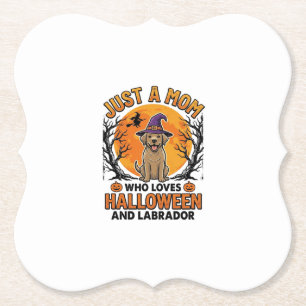 Halloween Labrador Mama Vintage Hund Design_1 Untersetzer