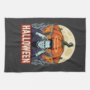 Halloween Labrador Retriever Hexen Hund Vintage Ve Geschirrtuch