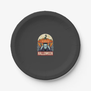 Halloween Labrador Retriever Hexen Hund Vintage Ve Pappteller