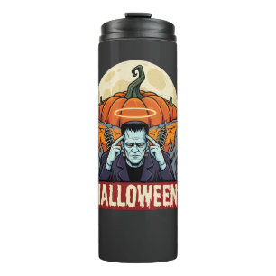 Halloween Labrador Retriever Hexen Hund Vintage Ve Thermosbecher