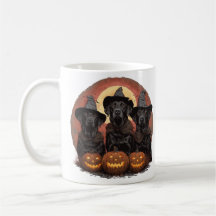 Halloween Labrador Retriever Hunde Hexenhats