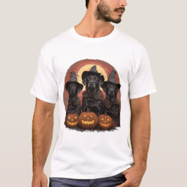 Halloween Labrador Retriever Hunde Hexenhats T-Shirt