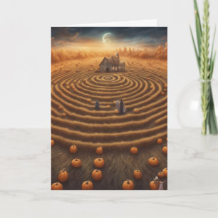 Halloween-Labyrinth trifft uns im Labyrinth Karte