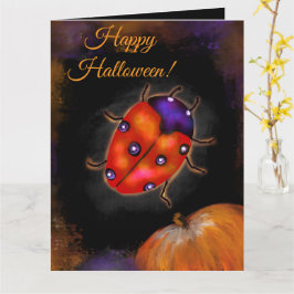 Halloween Ladybug Karte