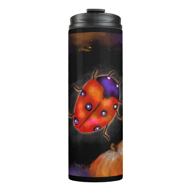 Halloween Ladybug Thermosbecher (Vorderseite)