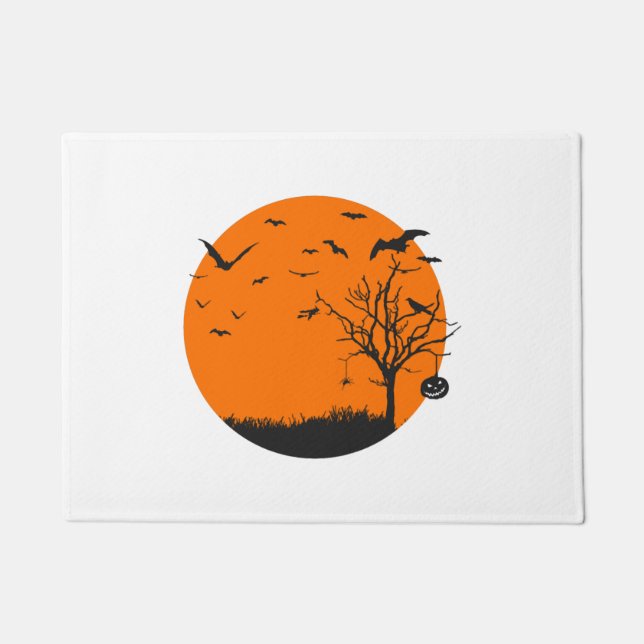 Halloween Landscape Halloween Design Fußmatte (Vorderseite)
