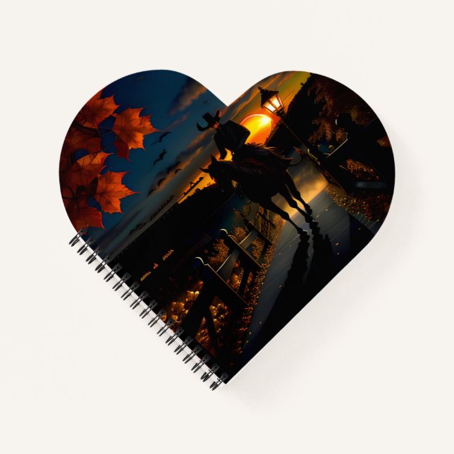 Halloween Landscape Seven Notizbuch (Vorderseite)