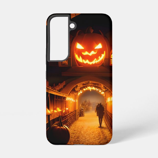 Halloween Landschaft Fünf Samsung Galaxy Hülle (Rückseite)