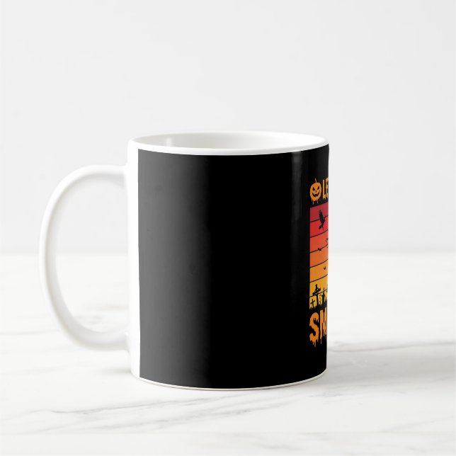 Halloween - Lasst uns den Friedhof heimsuchen Kaffeetasse (Links)