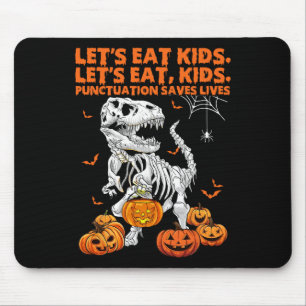 Halloween Lasst uns Kinder essen Pünktlich rettet  Mousepad