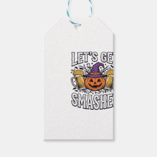Halloween Lasst Uns Zermalmen Kürbis Bier Geschenkanhänger