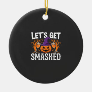 Halloween Lasst Uns Zerschmettern Kürbis Keramik Ornament