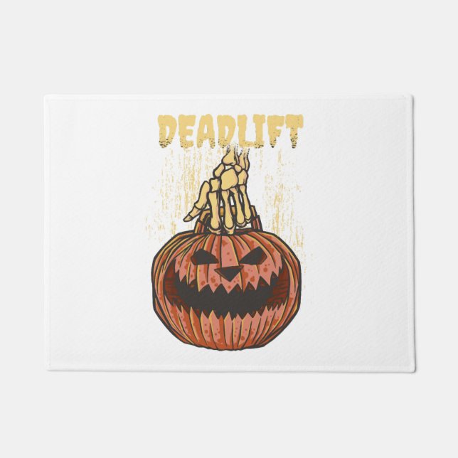 Halloween-Laterne Fußmatte (Vorderseite)