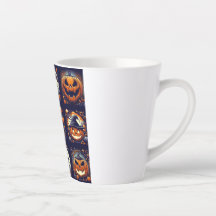 Halloween Latte Tasse