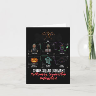 Halloween Leadership Spooky Squad Command Funny th Karte