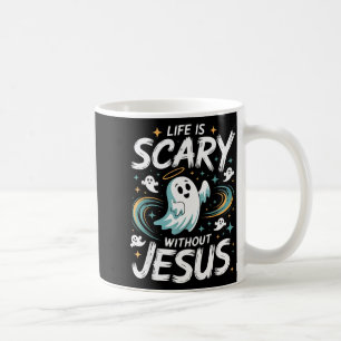 Halloween-Leben ohne Jesus ist gruselig Christlich Kaffeetasse