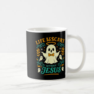 Halloween-Leben ohne Jesus ist gruselig Christlich Kaffeetasse