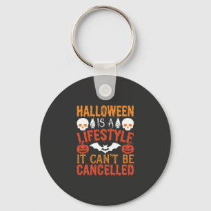 Halloween-Lebensstil Fledermaus-Kürbis-Typografie- Schlüsselanhänger