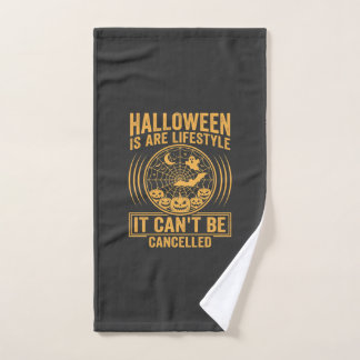 Halloween-Lebensstil Fledermaus Spinnennetz Design Handtuch