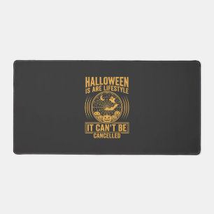 Halloween-Lebensstil Fledermaus Spinnennetz Design Schreibtischunterlage