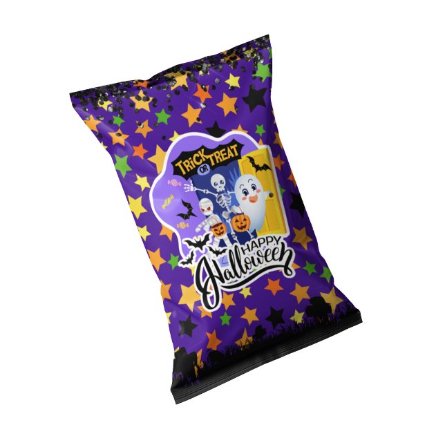 Halloween Leckerei Chip Bag Wrappers Gastgeschenke Notizblock (Halloween Chip Bag Wrapper Party Favor)