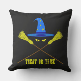 Halloween Leckerei oder Trick Black Kissen Für Draußen