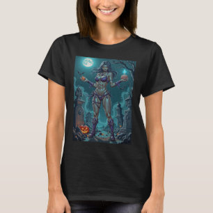 Halloween Leckerei oder Zombie Girlfriend w Brains T-Shirt