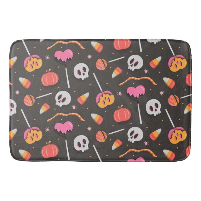 Halloween-Leckereien Badematte (Vorderseite)