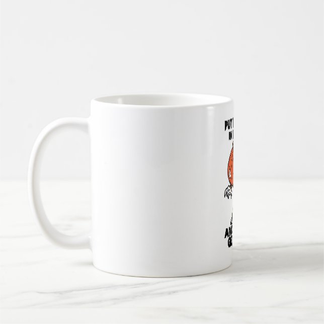 Halloween-Leckereien Kaffeetasse (Links)
