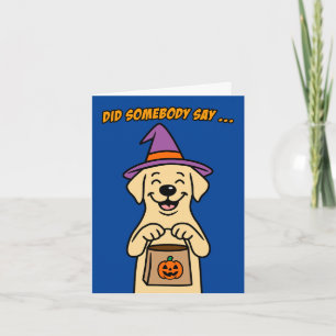Halloween-Leckereien Niedlich Feiertagskarte