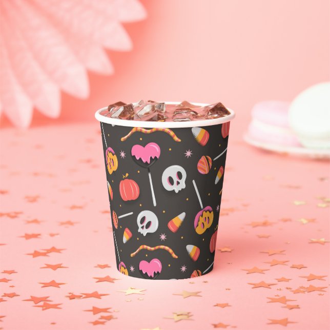 Halloween-Leckereien Pappbecher (Insitu)