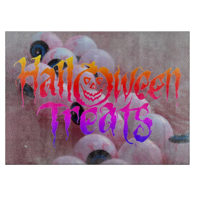 Halloween-Leckereien Schneidebrett (Vorderseite)