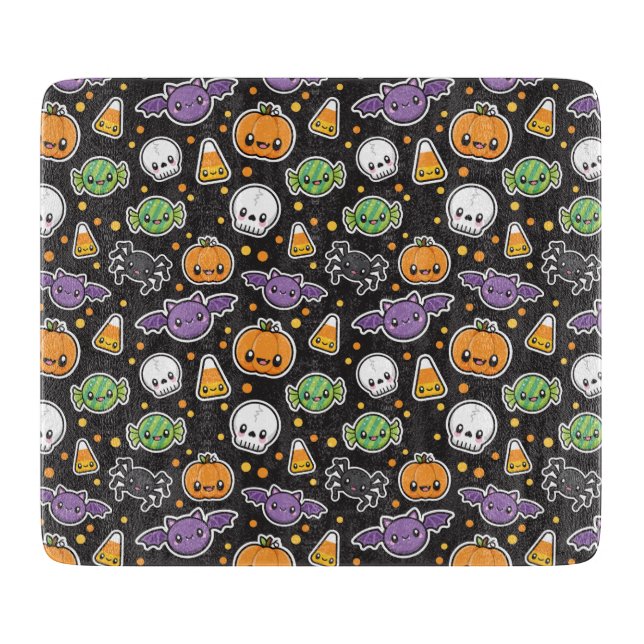 Halloween-Leckereien Schneidebrett (Vorderseite)