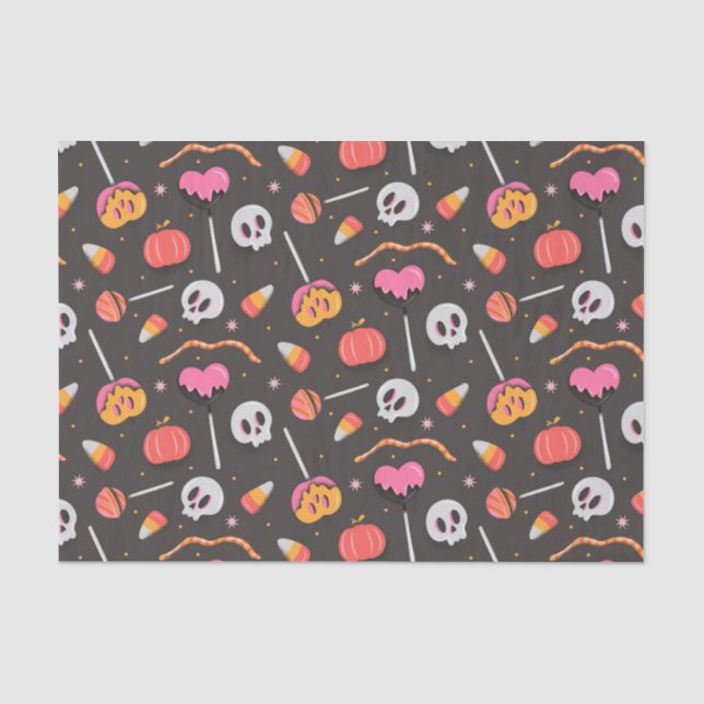 Halloween-Leckereien Seidenpapier (Vorderseite)