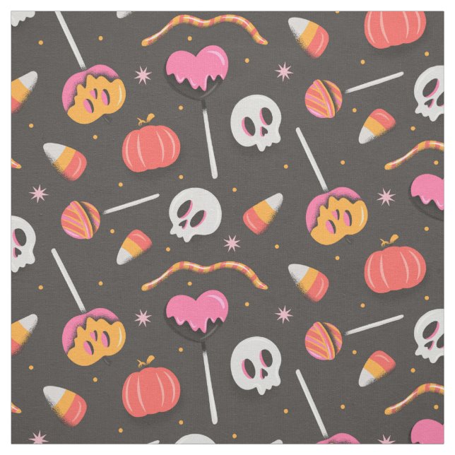 Halloween-Leckereien Stoff (Muster)