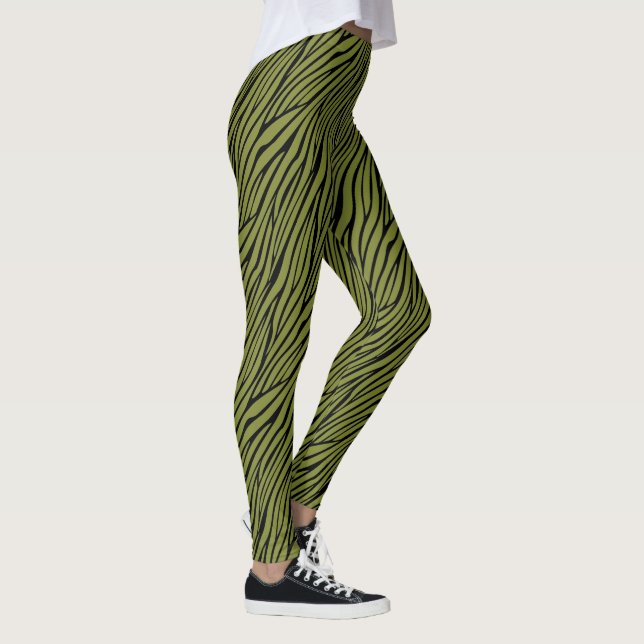 Halloween Leggings Halloween Alien Stretchy Pants (Rechts)