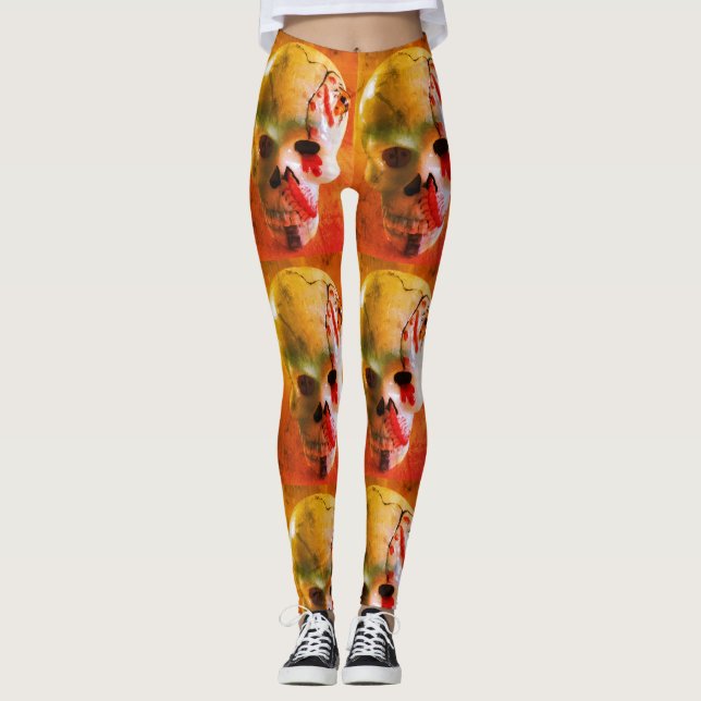 Halloween Leggings von dalDesignNZ  (Vorderseite)