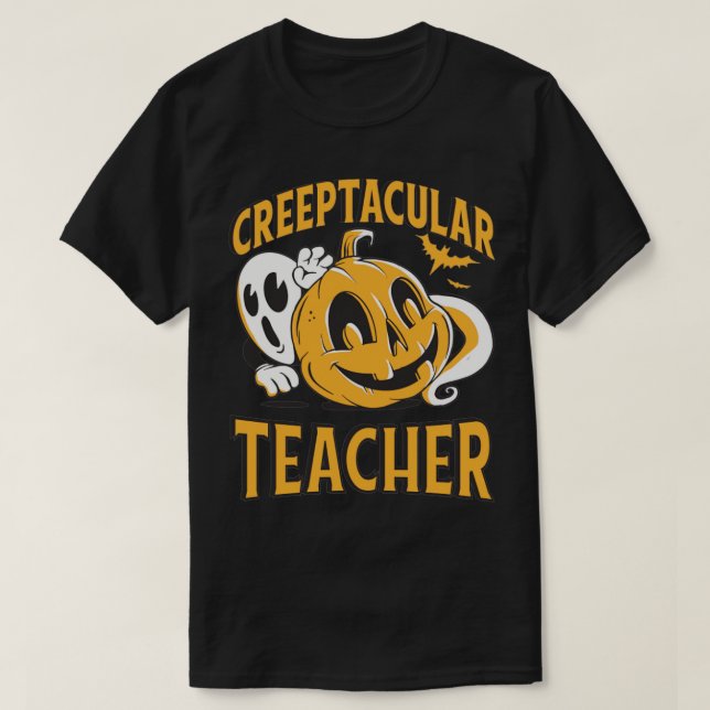 Halloween-Lehrer1 T-Shirt (Design vorne)
