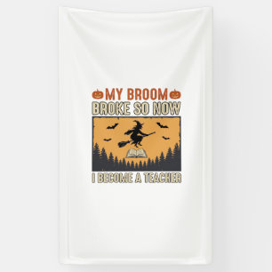 Halloween-Lehrer-Besen-Bruch-Vintage-Design_1 Banner