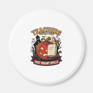 Halloween-Lehrer-Gehirn-Magie Magnet