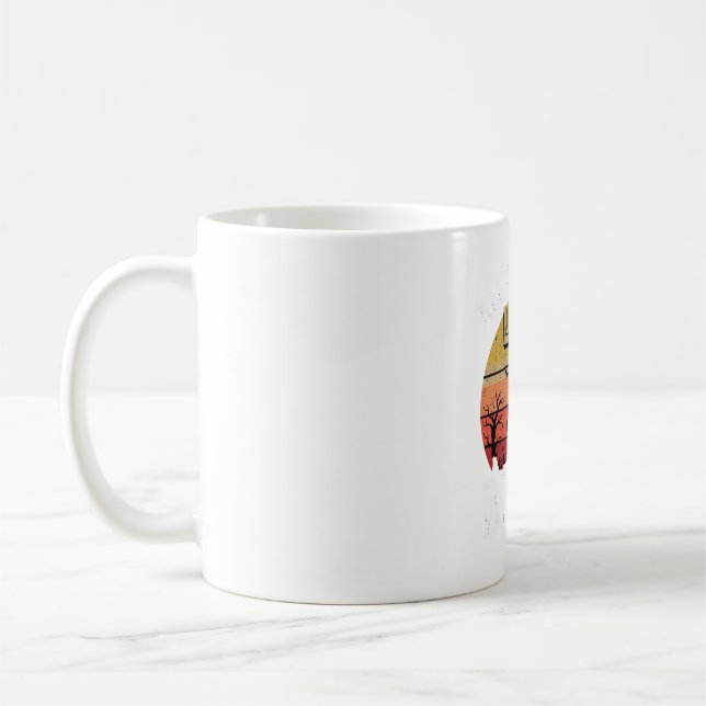 Halloween-Lehrer-Gehirne-Spukhaus Kaffeetasse (Links)