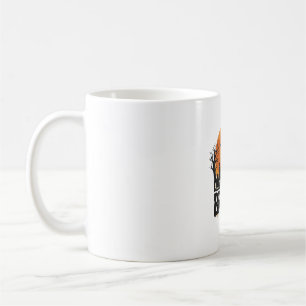 Halloween-Lehrer-Gehirne Vintage-Vektordesign_1 Kaffeetasse