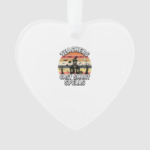Halloween-Lehrer Grusel Intelligenz Ornament