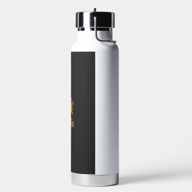 Halloween-Lehrer-Hexenkatze-Design Trinkflasche (Links)