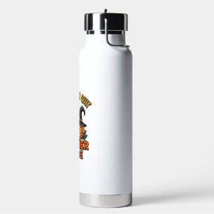 Halloween-Lehrer-Shirt Lustiges Besen-Problem-Desi Trinkflasche