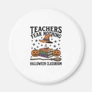Halloween-Lehrer-Shirt mit Hexen-Büchern_1 Magnet