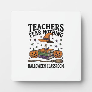 Halloween-Lehrer-Shirt mit Hexenbüchern_1 Fotoplatte