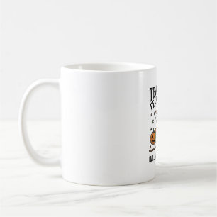 Halloween-Lehrer-Shirt mit Hexenbüchern_1 Kaffeetasse